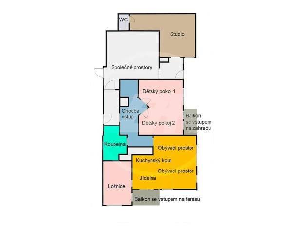 Prodej bytu 4+kk, Praha - Michle, U plynárny, 156 m2