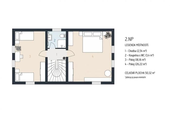Prodej rodinného domu, Liberk, 106 m2