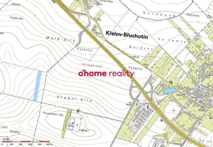 Prodej pole, Křelov-Břuchotín, 11881 m2