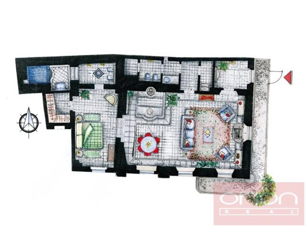 Pronájem bytu 2+1, Praha - Malá Strana, Vlašská, 92 m2