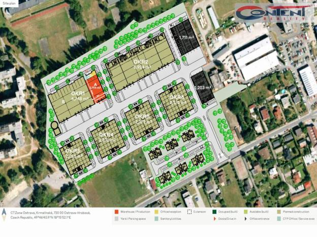 Pronájem výrobních prostor, Ostrava - Hrabová, Krmelínská, 1000 m2