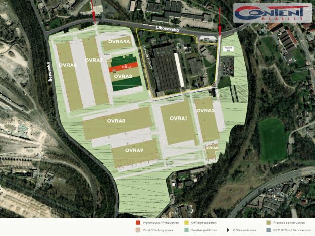 Pronájem výrobních prostor, Ostrava - Radvanice, Lihovarská, 1000 m2