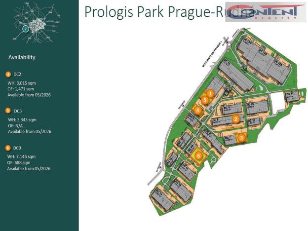 Pronájem výrobních prostor, Rudná, K Vypichu, 7146 m2