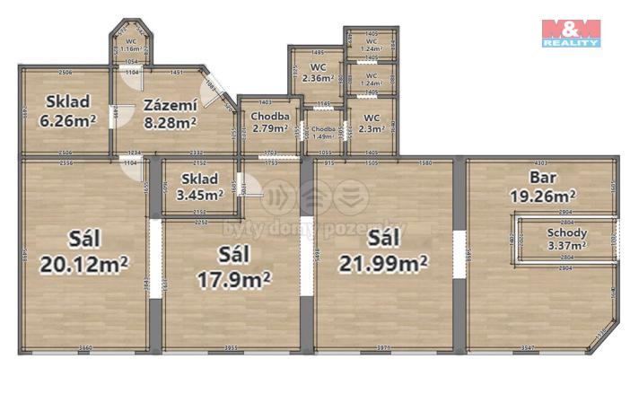 Pronájem restaurace, Plzeň - Jižní Předměstí, Klatovská třída, 111 m2