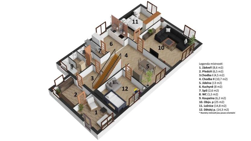 Prodej rodinného domu, Vodochody, 225 m2