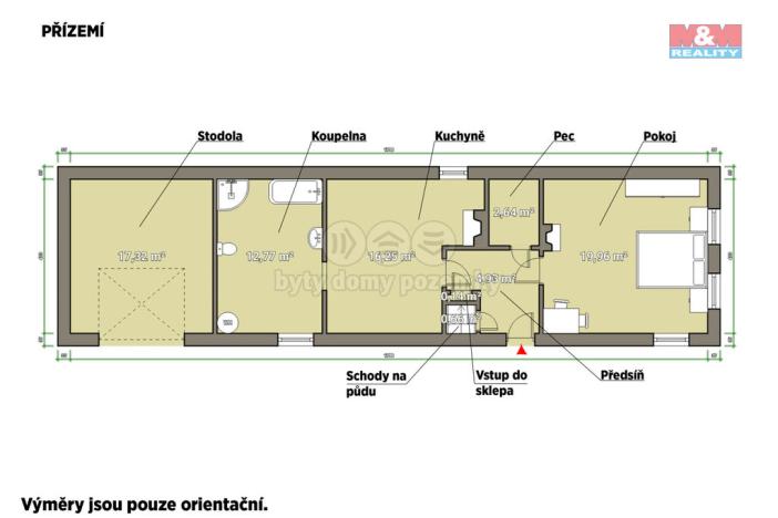Prodej rodinného domu, Lestkov - Domaslav, 75 m2