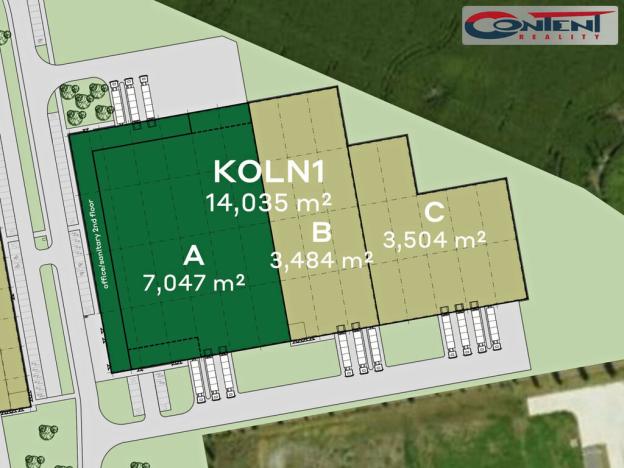 Pronájem výrobních prostor, Ovčáry, 6988 m2