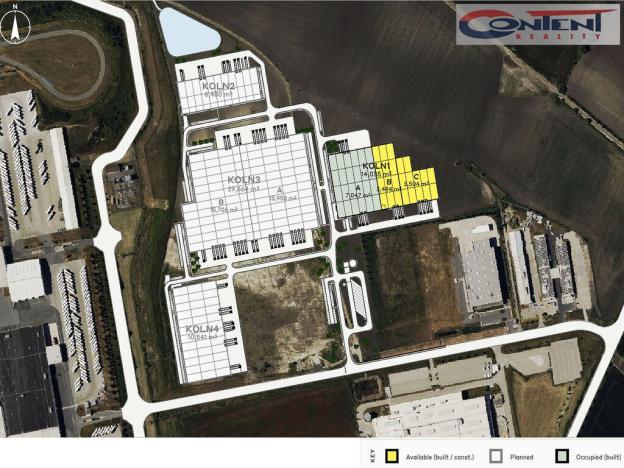 Pronájem výrobních prostor, Ovčáry, 6988 m2