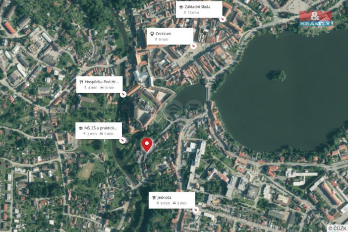 Prodej bytu 1+kk, Jindřichův Hradec - Jindřichův Hradec III, Mlýnská, 65 m2