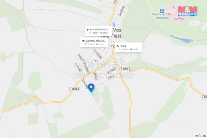 Prodej pozemku pro bydlení, Nová Ves pod Pleší, 2484 m2