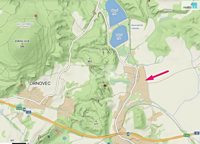 Prodej pozemku pro bydlení, Kunratice u Cvikova, 998 m2