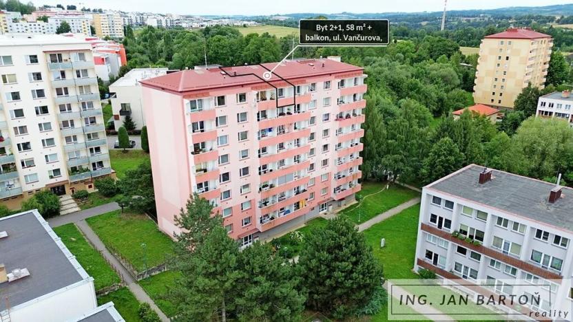 Prodej bytu 2+1, Jihlava, Vančurova, 58 m2