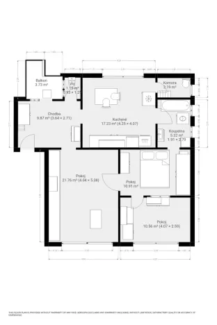 Pronájem bytu 3+1, Bučovice, Sokolovská, 77 m2