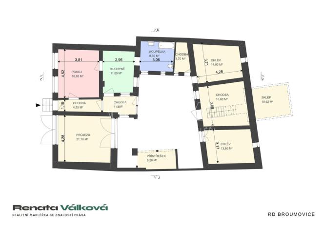 Prodej rodinného domu, Brumovice, 125 m2