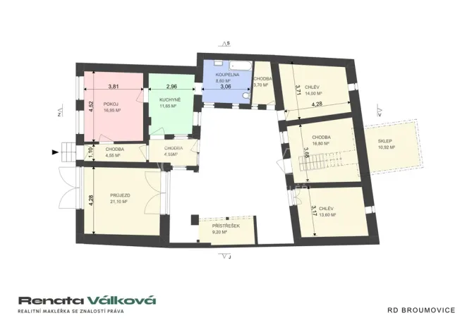 Prodej rodinného domu, Brumovice, 125 m2