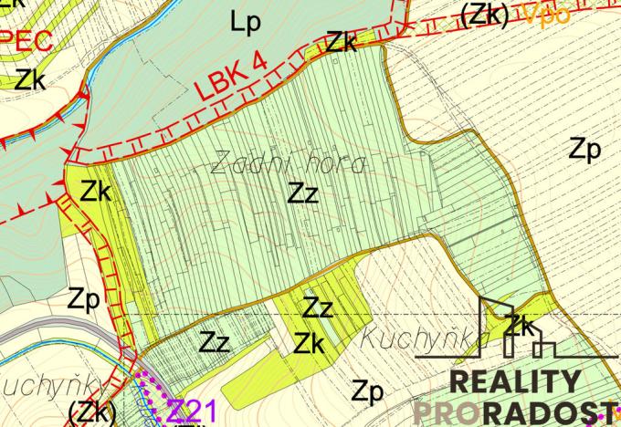 Prodej zahrady, Kobeřice u Brna, 2052 m2