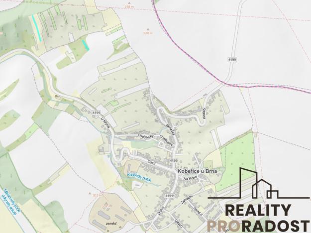 Prodej zahrady, Kobeřice u Brna, 2052 m2