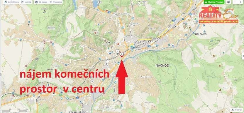 Pronájem kanceláře, Náchod, Raisova, 40 m2