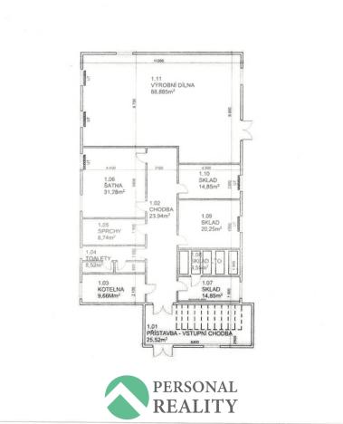 Prodej výrobních prostor, Klášterec nad Ohří - Vernéřov, 476 m2