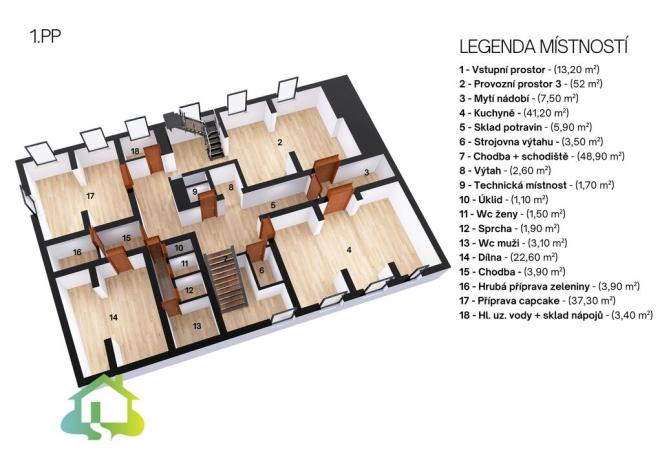 Dražba ubytování, Praha - Nové Město, Vyšehradská, 2400 m2