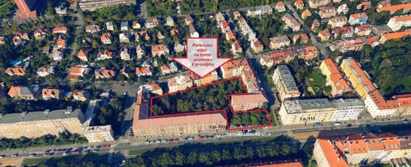 Pronájem garážového stání, Praha, Černokostelecká, 13 m2