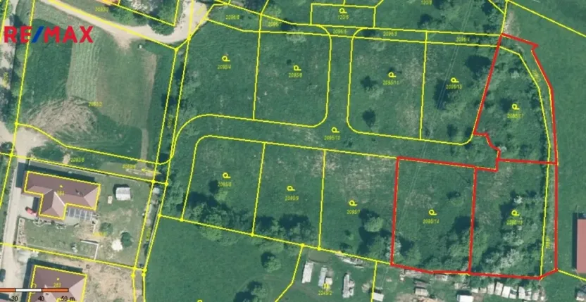 Prodej pozemku pro bydlení, Dobev, 1366 m2