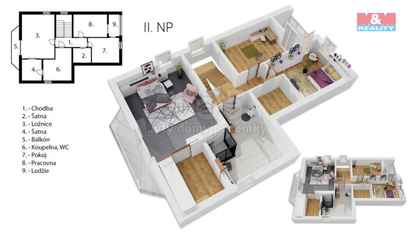 Prodej rodinného domu, Dyje, 224 m2