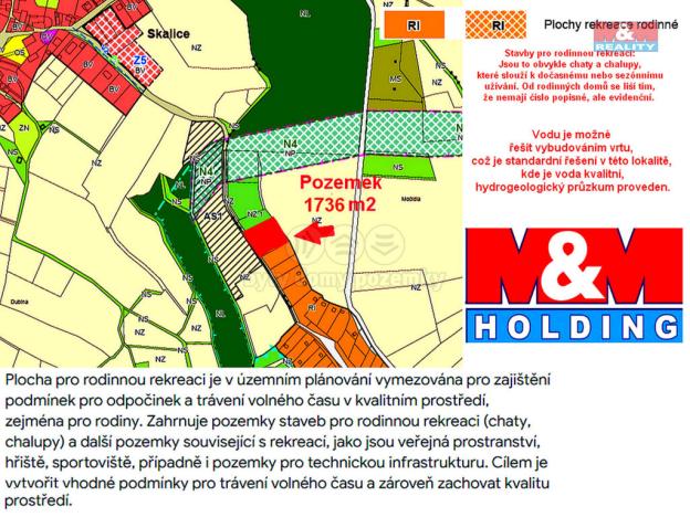 Prodej zahrady, Žitenice, 1736 m2