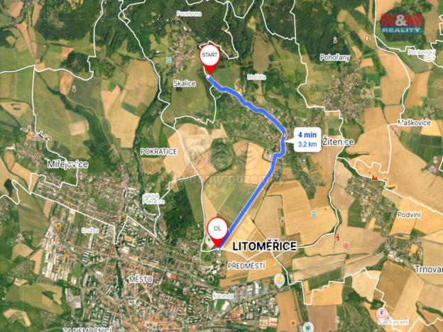 Prodej zahrady, Žitenice, 1736 m2