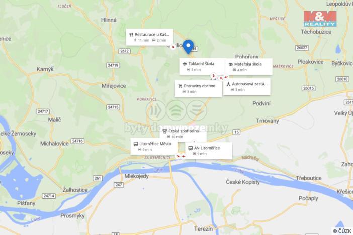 Prodej zahrady, Žitenice, 1736 m2