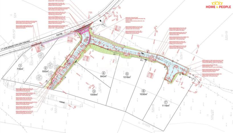 Prodej pozemku pro bydlení, Český Krumlov - Vyšný, 735 m2