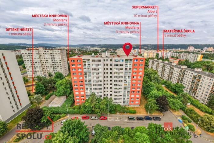 Prodej bytu 3+1, Praha - Modřany, Levského, 62 m2