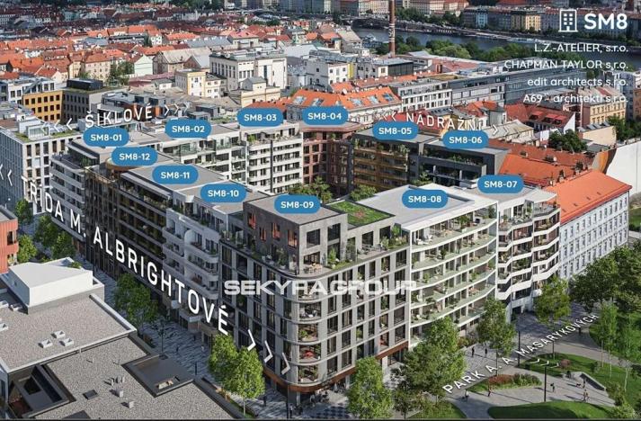 Prodej bytu 2+kk, Praha, Šiklové, 60 m2