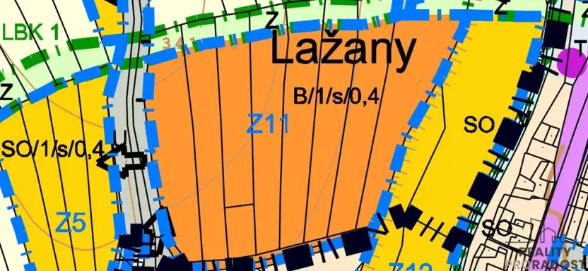 Prodej pozemku pro bydlení, Lažany, 2721 m2