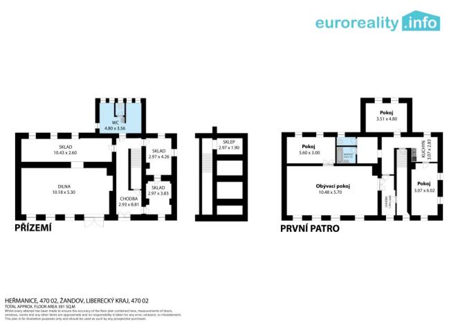 Prodej rodinného domu, Žandov - Heřmanice, 265 m2