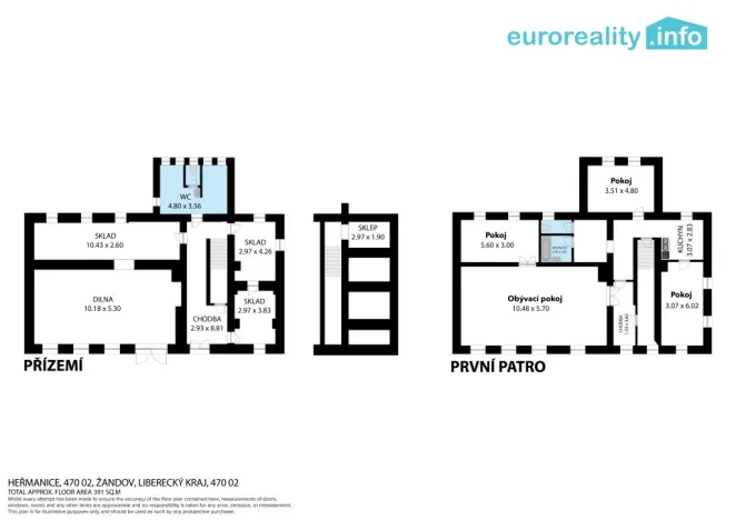 Prodej rodinného domu, Žandov - Heřmanice, 290 m2