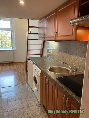 Pronájem bytu 1+kk, Praha - Vysočany, Freyova, 28 m2