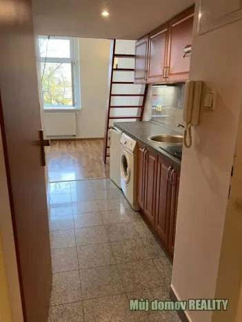 Pronájem bytu 1+kk, Praha - Vysočany, Freyova, 28 m2