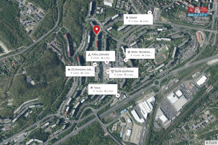 Prodej bytu 2+1, Chomutov, Skalková, 51 m2