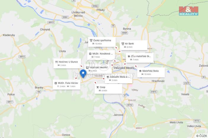 Prodej pozemku pro bydlení, Valašské Meziříčí - Poličná, 1099 m2