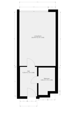 Pronájem bytu 1+kk, Praha - Zličín, Míšovická, 34 m2