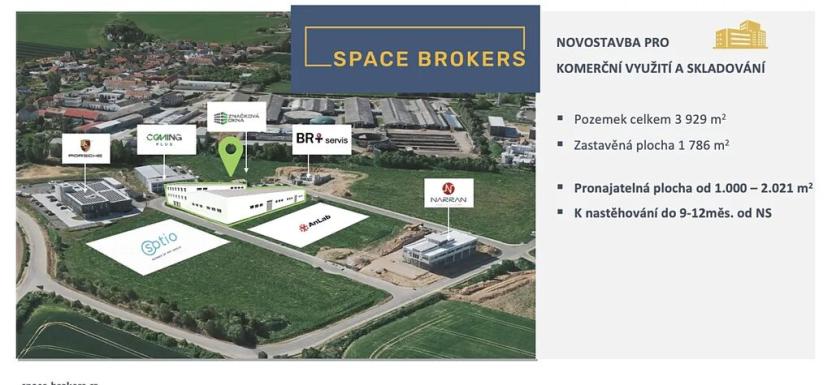 Pronájem obchodního prostoru, Zlatníky-Hodkovice, Technologická, 850 m2