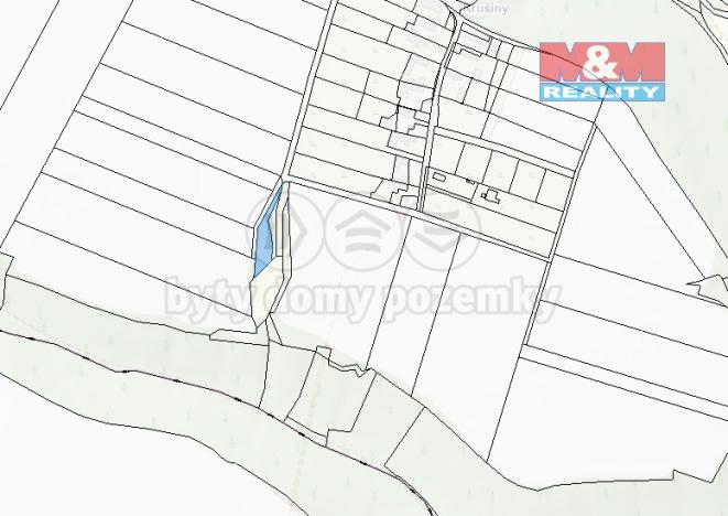 Prodej lesa, Velké Všelisy, 1302 m2