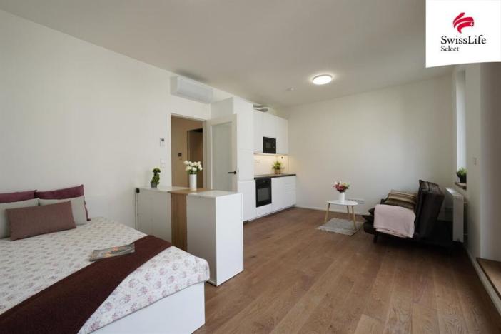 Pronájem bytu 1+kk, Praha - Nusle, Lumírova, 32 m2