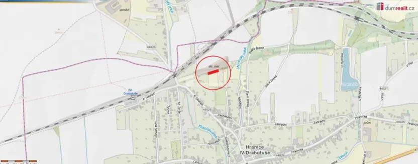 Prodej zahrady, Hranice - Hranice IV-Drahotuše, 1141 m2