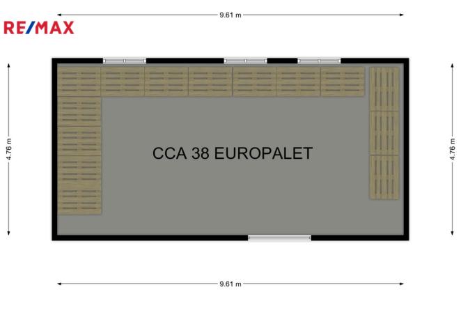 Pronájem skladu, Napajedla, 41 m2