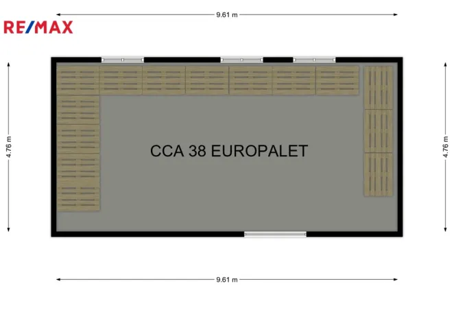 Pronájem skladu, Napajedla, 41 m2