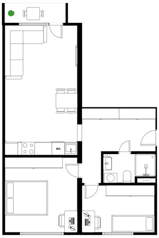 Prodej bytu 3+kk, Praha - Strašnice, V úžlabině, 57 m2