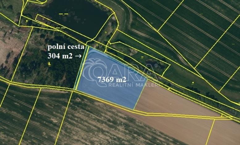 Prodej pole, Radkov, 62 m2