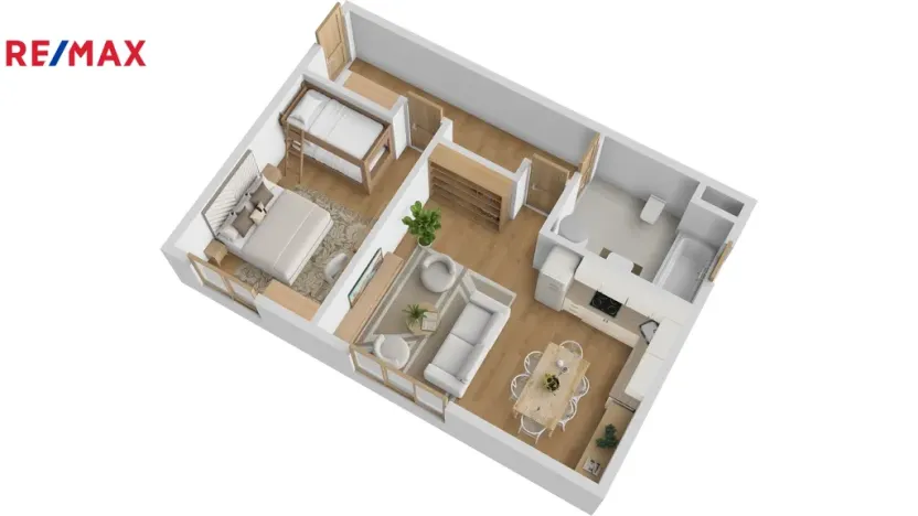 Prodej bytu 2+kk, Deštné v Orlických horách, 59 m2